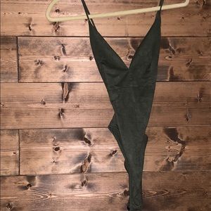 Suede like body suit 🔥